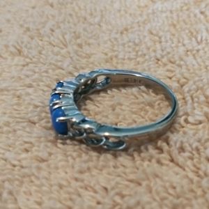 Stainless steel ceruleite ring